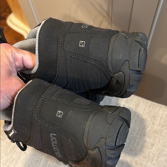 Salomon Men Shelter CS WP Winter Boots Black Contagrip Waterproof US 10 - Picture 7 of 13